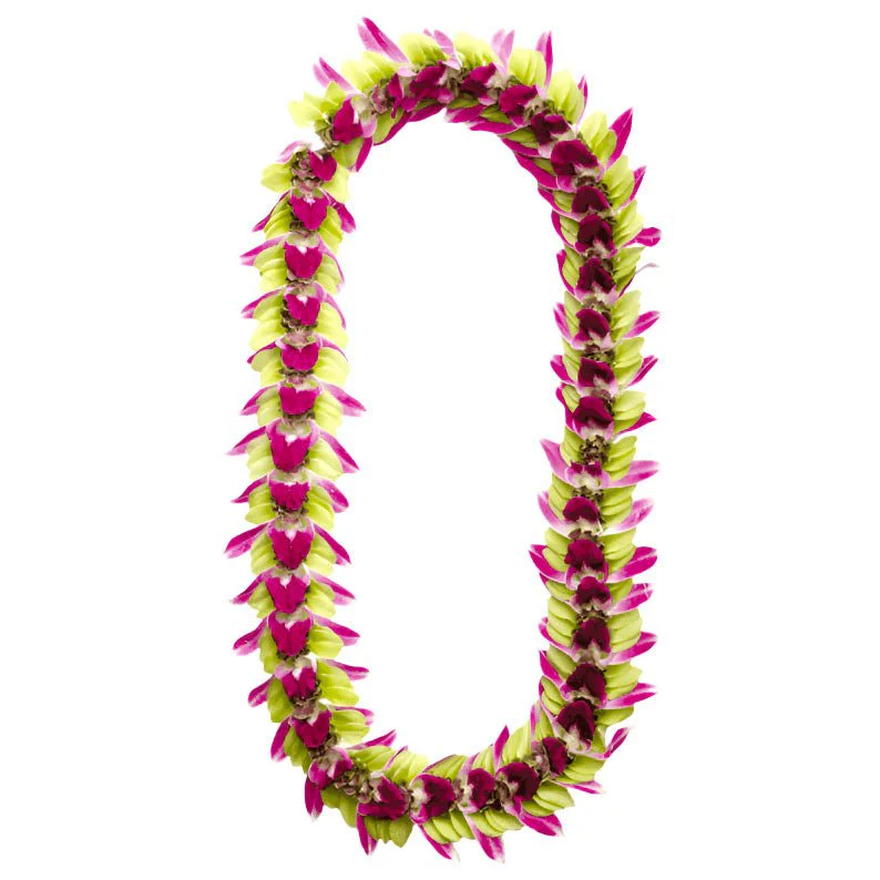 Centipede Flat Orchid Lei - Image 3