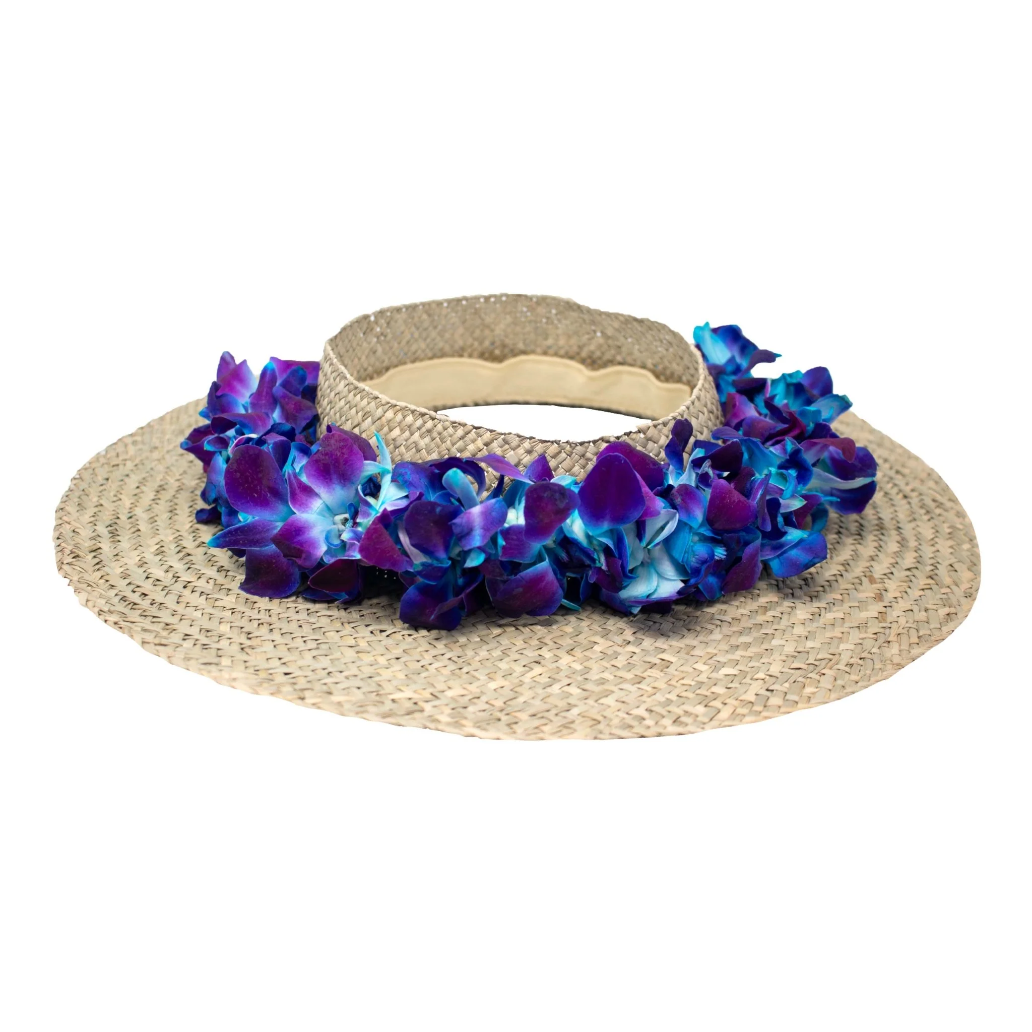 Graduation Cap Lei Po'o - Orchid Only - Image 4