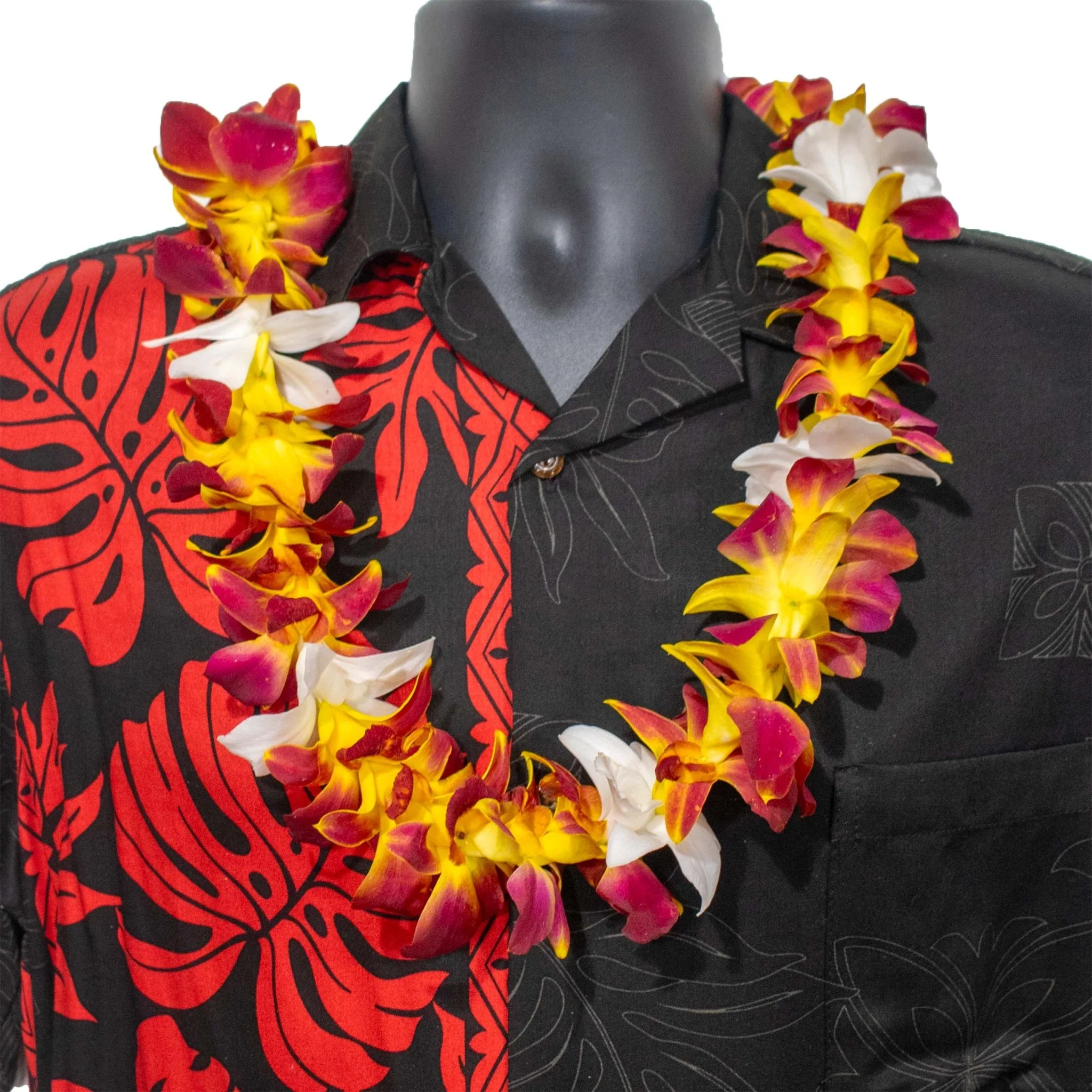 Single Orchid Trace Orchid Lei - Image 6